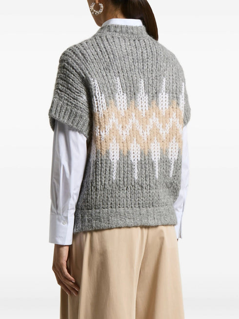 PESERICO SIGN GILET TRICOT